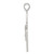 Sterling Silver Polished Crucifix Pendant QC1924