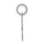 Sterling Silver Rhodium-plated Holy Communion Disc Charm QC2398