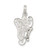 Sterling Silver Butterfly Charm QC5002