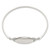 Sterling Silver 26mm Oval Locket Bangle QB746