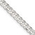 Sterling Silver 4.5mm Concave Beveled Curb Chain QCBC120-20