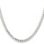Sterling Silver 4.5mm Concave Beveled Curb Chain QCBC120-20