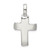 Sterling Silver Polished Cross Pendant QC9679