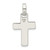 Sterling Silver Polished Cross Pendant QC9679