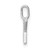 14K White Gold Diamond Letter X Initial Pendant PM8367X-005-WA
