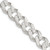 Sterling Silver 11.0mm Pav Curb Chain QCF300-24