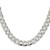 Sterling Silver 11.0mm Pav Curb Chain QCF300-24