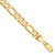 10K 8.75mm Flat Figaro Chain 10FG220-8