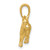 10K Chihuahua Dog Pendant 10C3511