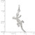 Sterling Silver Lizard Charm QC4074