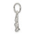Sterling Silver Teddy Bear Charm QC2543