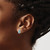 Sterling Silver Rhodium-plated Light Swiss Blue Topaz & Diam. Earrings QBE18DEC