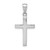 10k White Gold Polished Cross Pendant 10XR564W