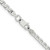 Sterling Silver 3.15mm D/C Flat Anchor Curb Chain QFAN080-22