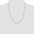 Sterling Silver 3.15mm D/C Flat Anchor Curb Chain QFAN080-22
