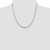 Sterling Silver 4.0mm D/C Flat Anchor Curb Chain QFAN100-20