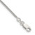 Sterling Silver 1.25mm Diamond-cut Round Franco Chain QFR125-7