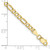 10k 3.5mm Semi-Solid Figaro Chain 10BC93-8