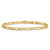 10k 3.5mm Semi-Solid Figaro Chain 10BC93-8