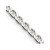 Sterling Silver 3.15mm D/C Flat Anchor Curb Chain QFAN080-24