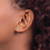 10K Polished CZ Stud Earrings 10ER325