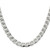 Sterling Silver 8.25mm D/C Flat Anchor Curb Chain QFAN220-24