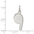 Sterling Silver Rhodium-plated Polished Whistle Charm QC5123