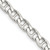 Sterling Silver 5.7mm D/C Flat Anchor Curb Chain QFAN150-26