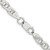 Sterling Silver 5.7mm D/C Flat Anchor Curb Chain QFAN150-26