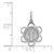 Sterling Silver Rhodium-plated My Confirmation Disc Charm QC2381