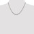 Sterling Silver 3.5mm Singapore Chain QFC71-18