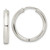 Sterling Silver Polished 3.5x25mm Hinged Tube Hoop Earrings QE15950
