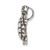 Sterling Silver Antiqued Turtle Charm QC7671