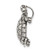 Sterling Silver Antiqued Turtle Charm QC7672