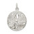 Sterling Silver Sand Dollar Charm QC958