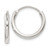 Sterling Silver 2mm Hoop Earrings QE4365