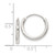 Sterling Silver 2mm Hoop Earrings QE4365