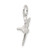 Sterling Silver Ballerina Charm QC4773