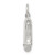 Sterling Silver Ballet Slippers Charm QC792