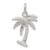 Sterling Silver Palm Tree Charm QC976