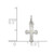 Sterling Silver Polished Cross Charm QC8148