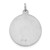 Sterling Silver Rhodium-plated Saint Jude Thaddeus Medal QC5690