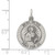 Sterling Silver Antiqued Saint Peter Medal QC5753