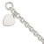 Sterling Silver Engraveable Heart Toggle Bracelet QG3088-7.5