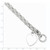 Sterling Silver Engraveable Heart Toggle Bracelet QG3088-7.5