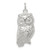Sterling Silver Owl Charm QC84