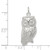 Sterling Silver Owl Charm QC84