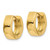 10K Hinged Hoop Earrings 10TM632