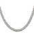 Sterling Silver 5.5mm Pav Curb Chain QCF150-24