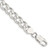 Sterling Silver 8.3mm Pav Curb Chain QCF220-8